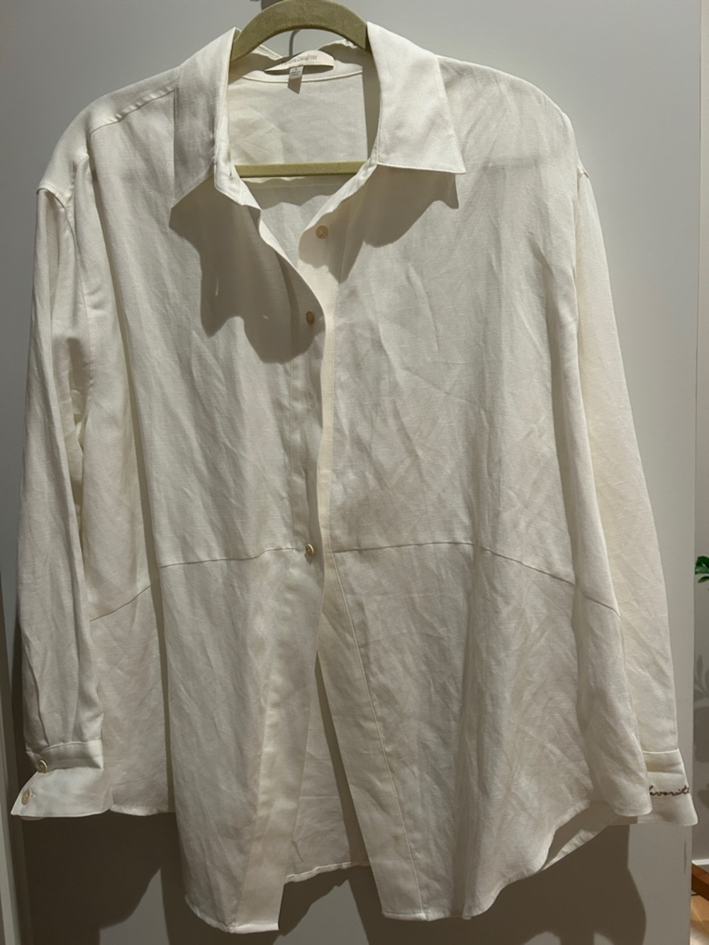 Favorite Daughter Cream Collared Shirt